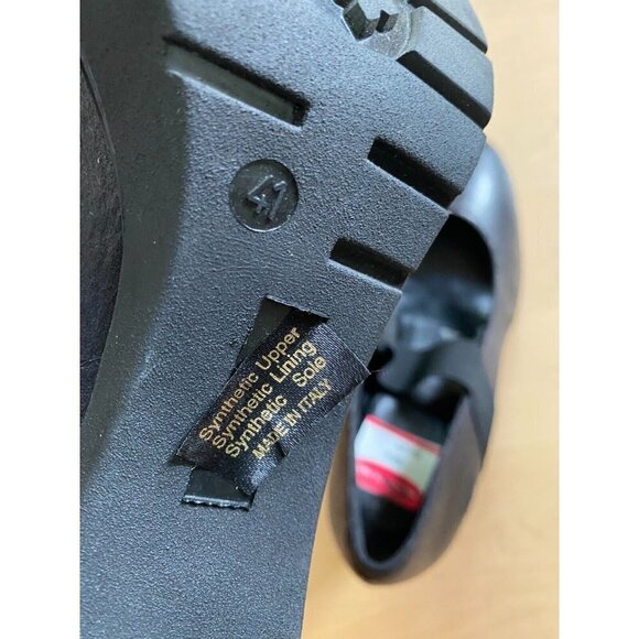 RON White black heels mary jane style sz 41 Italy round toe - Picture 8 of 9